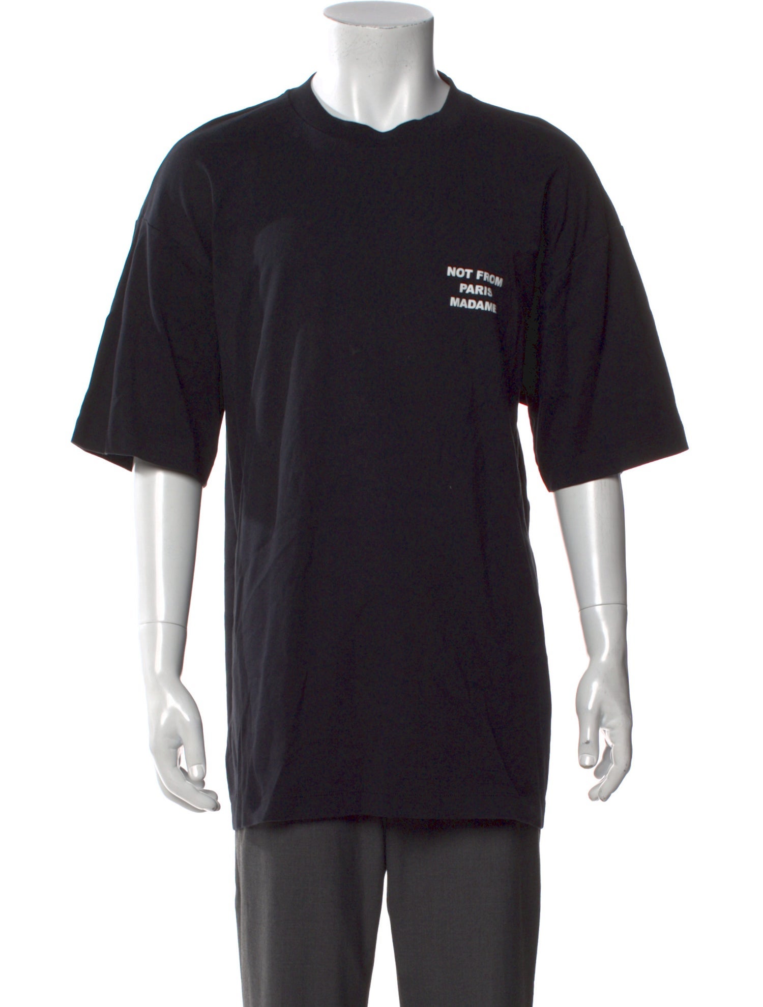 Drole de Monsieur Graphic Print Crew Neck T-Shirt