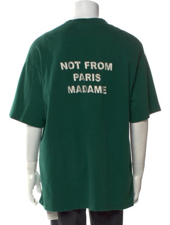 Drole de Monsieur Graphic Print Crew Neck T-Shirt