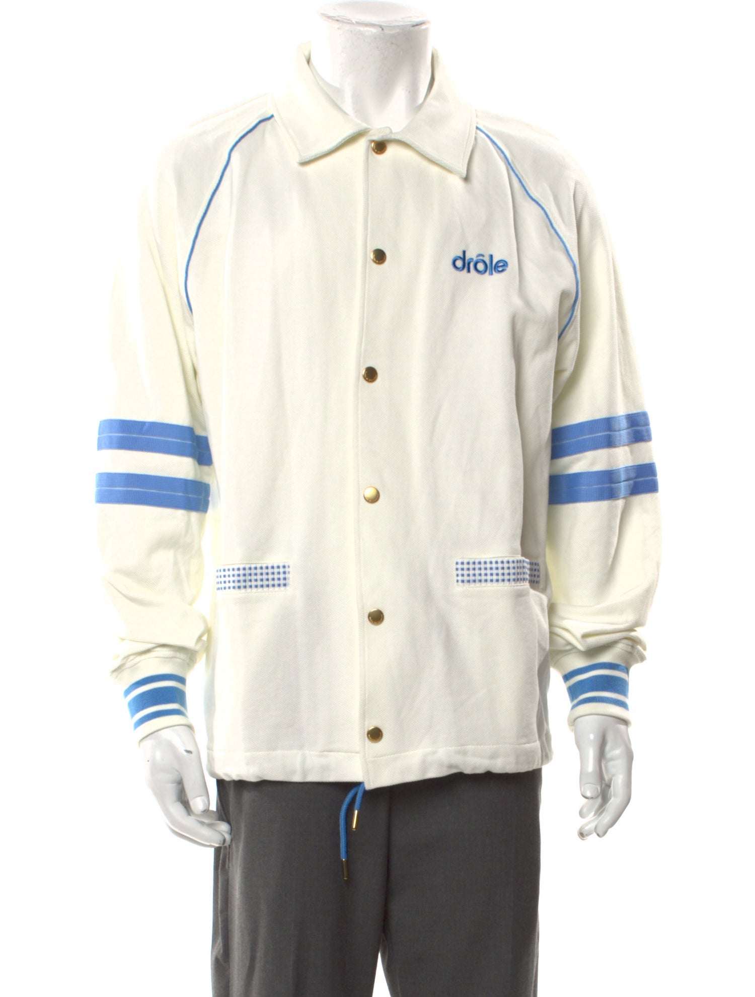 Drole de Monsieur Graphic Print Long Sleeve Shirt