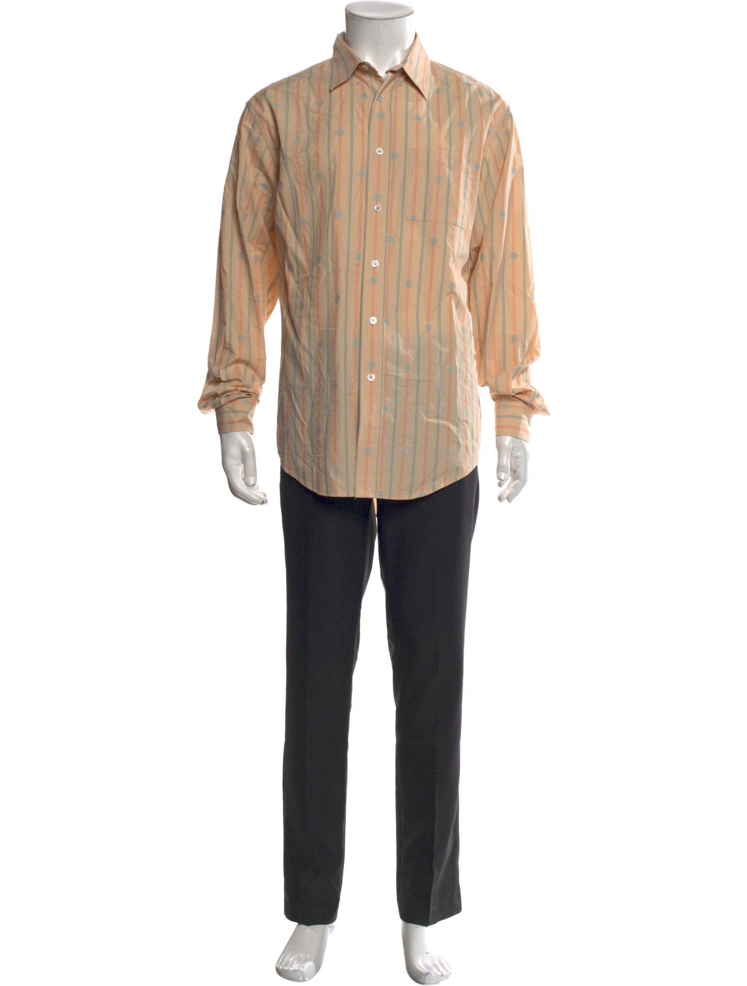 Drole de Monsieur Striped Long Sleeve Shirt