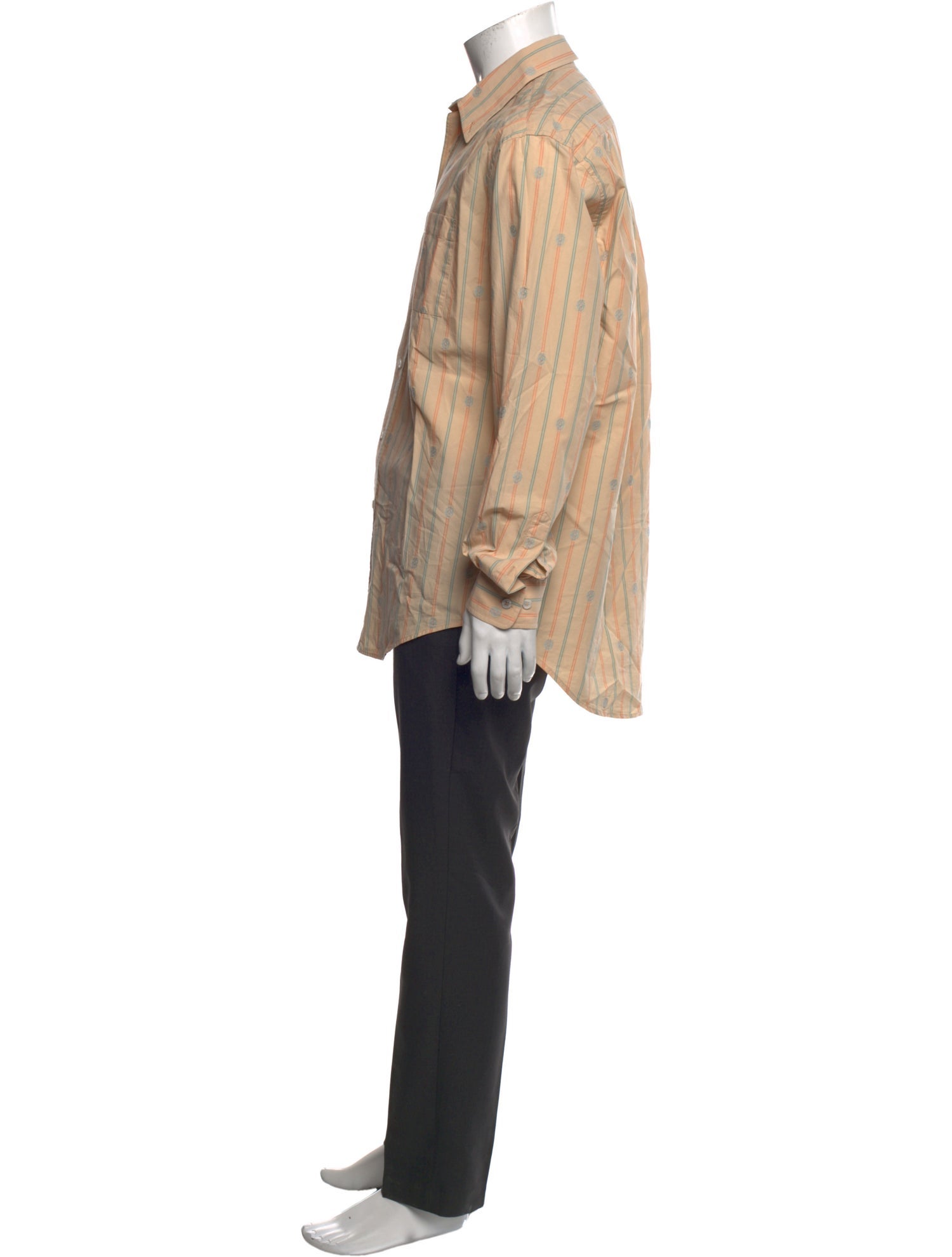 Drole de Monsieur Striped Long Sleeve Shirt