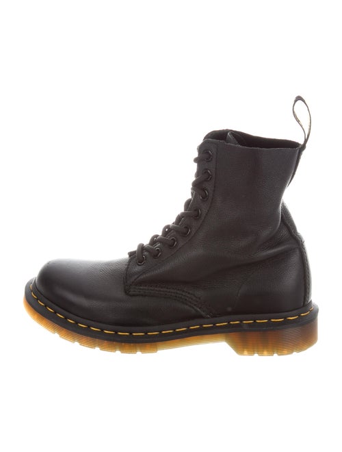 Dr. Martens Pascal Leather Combat Boots Black