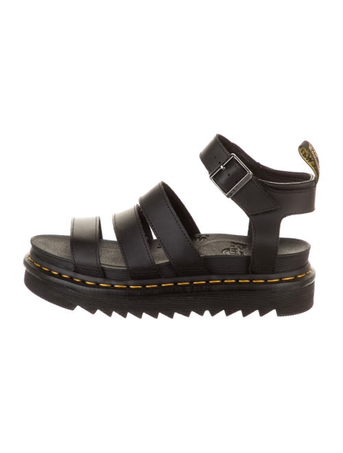 Dr. Martens Leather Gladiator Sandals Black