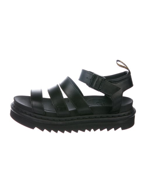 Dr. Martens Leather Gladiator Sandals Black