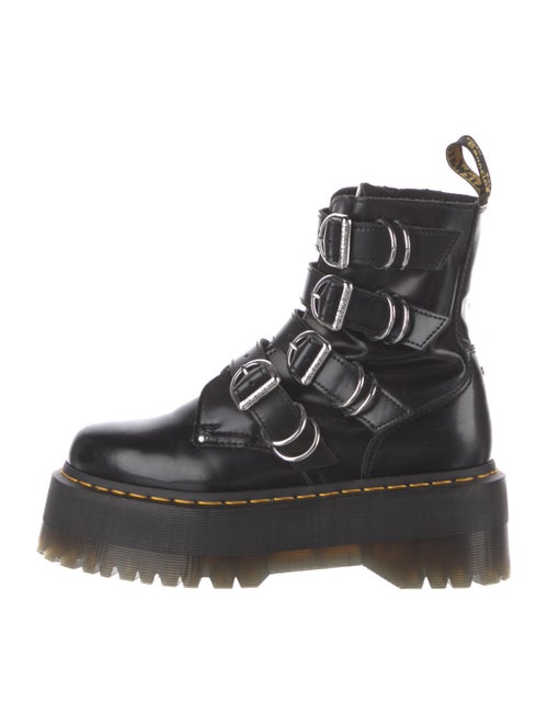 Dr. Martens Leather Leather Trim Embellishment Combat Boots