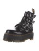 Dr. Martens Leather Leather Trim Embellishment Combat Boots