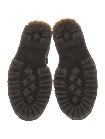 Dr. Martens Leather Leather Trim Embellishment Combat Boots