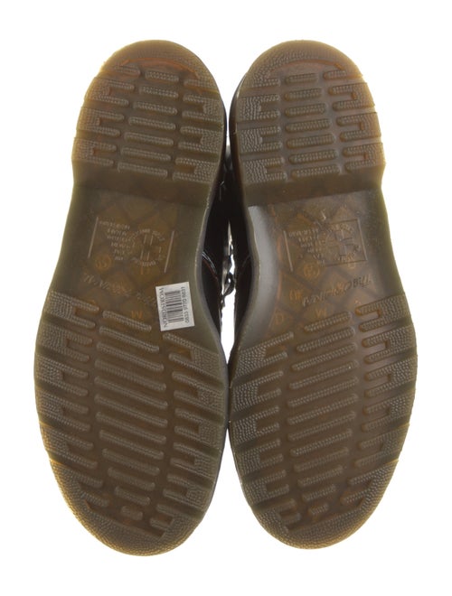 Dr. Martens Patent Leather Studded Accents Combat Boots