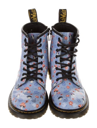 Dr. Martens Girls' Printed Combat Boots