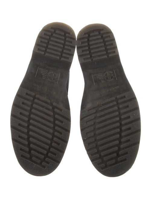 Dr. Martens Leather Graphic Print Combat Boots