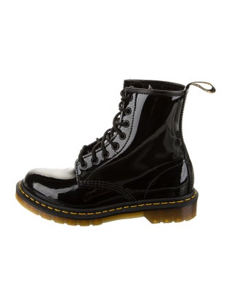 Dr. Martens Patent Leather Combat Boots