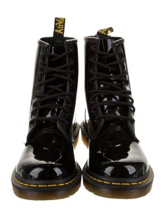 Dr. Martens Patent Leather Combat Boots