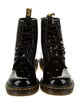 Dr. Martens Patent Leather Combat Boots