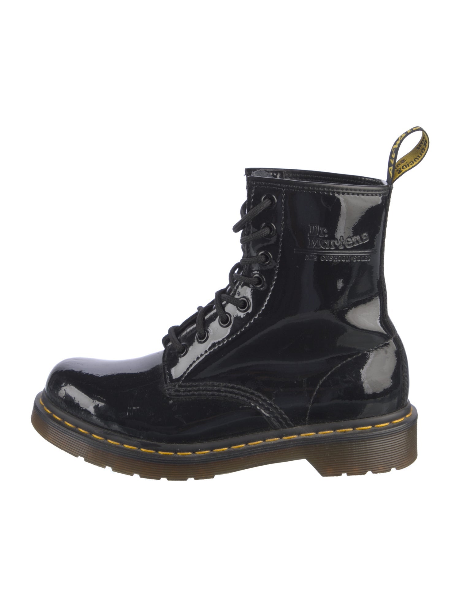 Dr. Martens Patent Leather Combat Boots