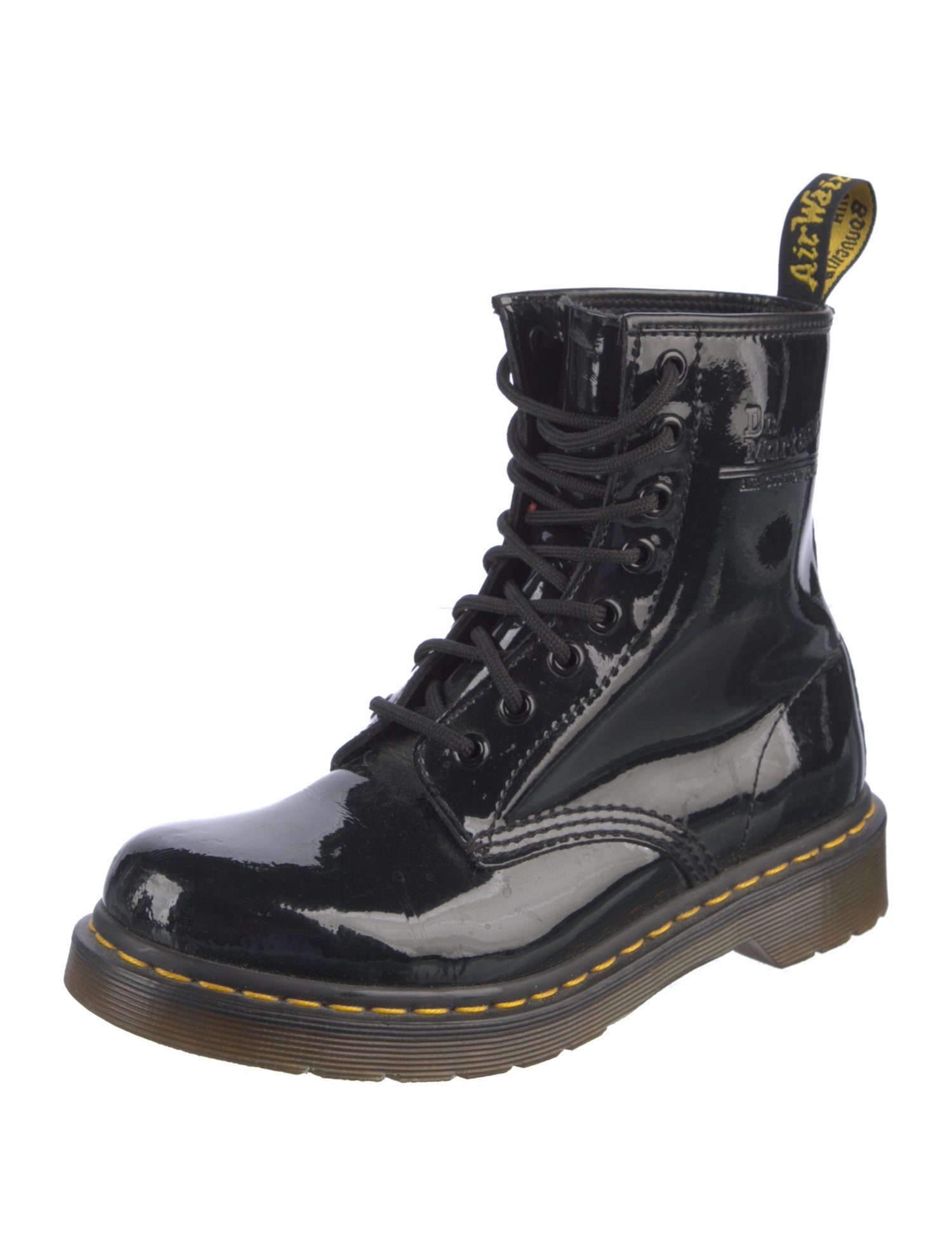 Dr. Martens Patent Leather Combat Boots