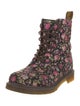 Dr. Martens Canvas Floral Print Combat Boots