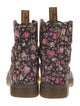Dr. Martens Canvas Floral Print Combat Boots