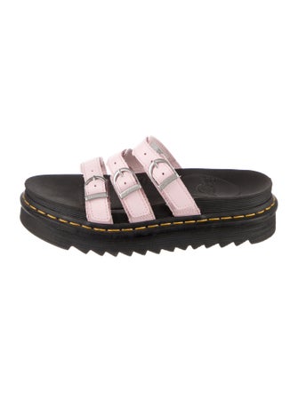 Dr. Martens Leather Slides