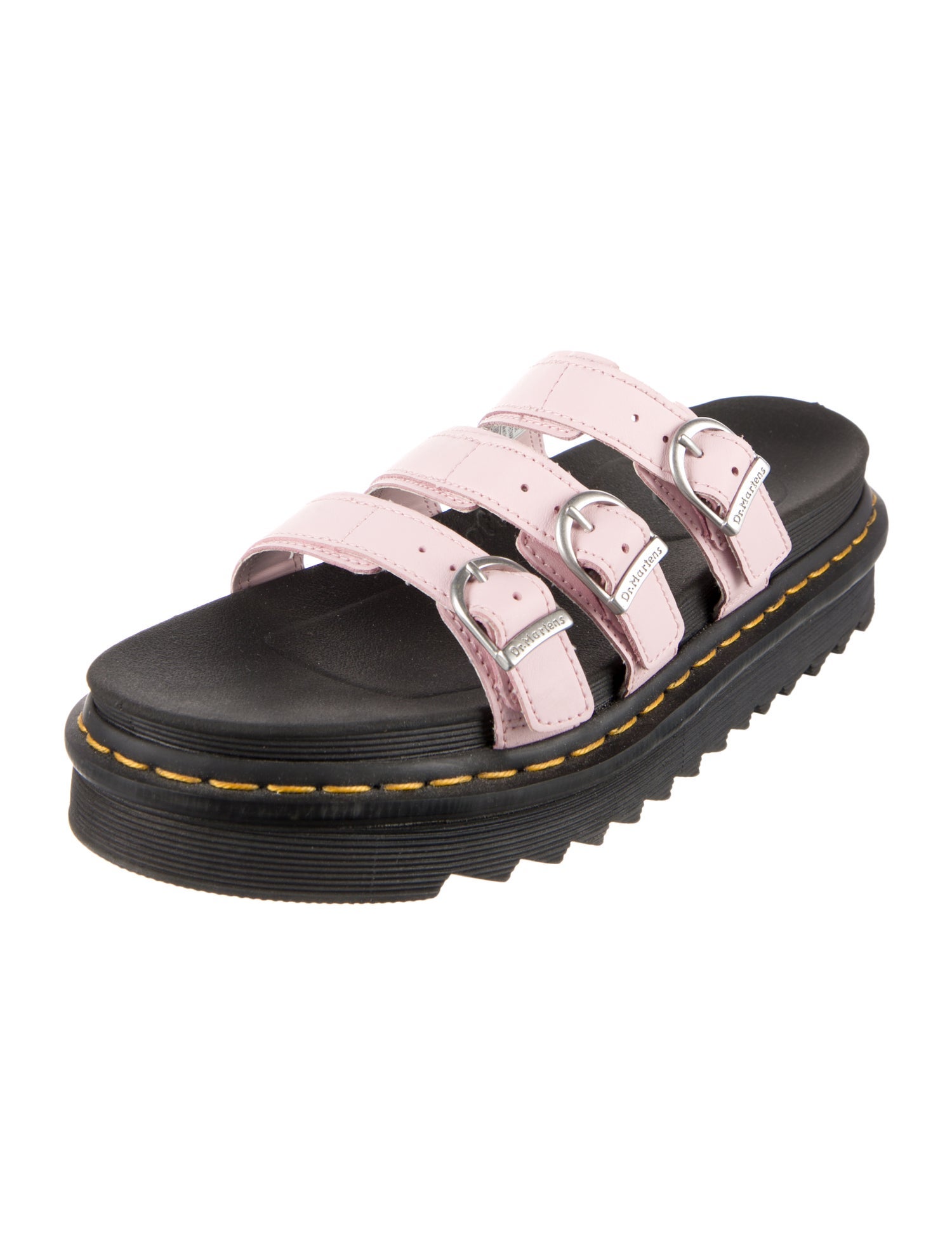 Dr. Martens Leather Slides
