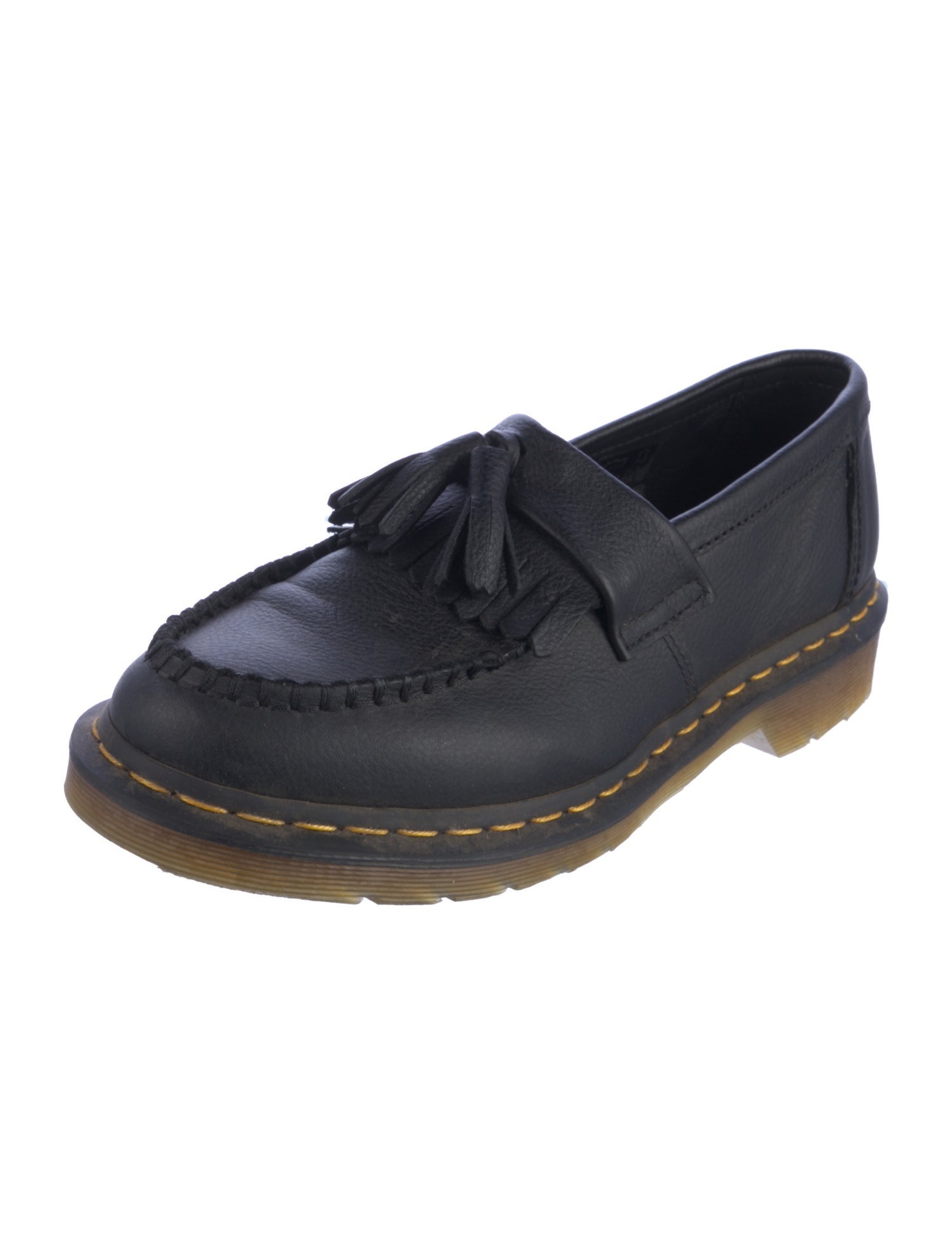 Dr. Martens Leather Tassel Accents Loafers