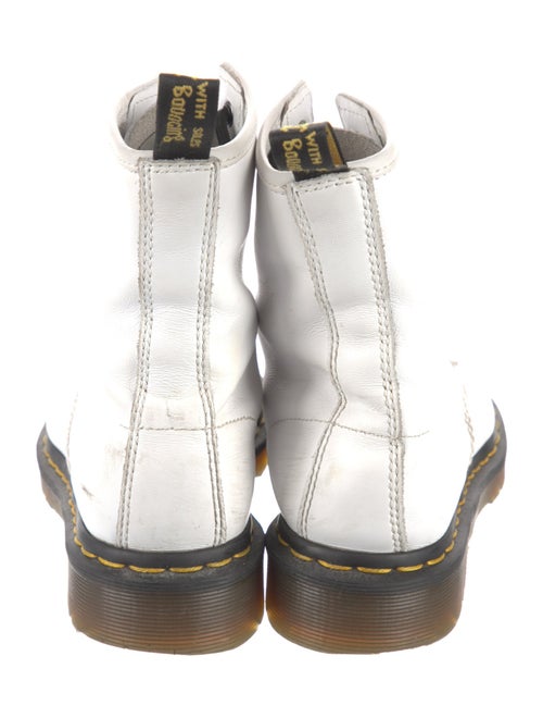 Dr. Martens Leather Colorblock Pattern Boots