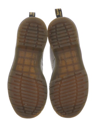 Dr. Martens Leather Colorblock Pattern Boots