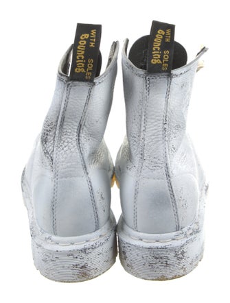 MM6 x Dr. Martens Leather Combat Boots