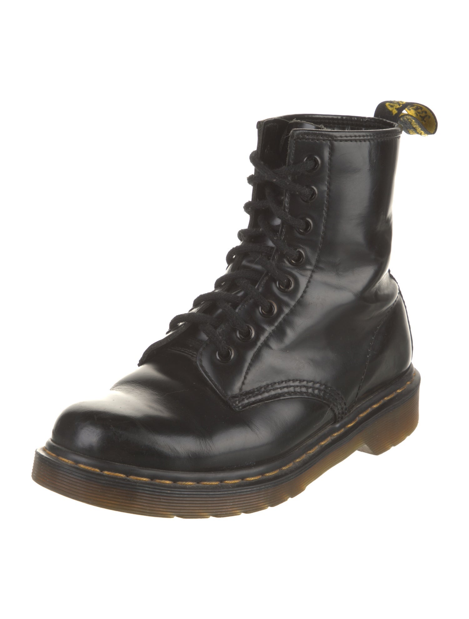 Dr. Martens Patent Leather Combat Boots