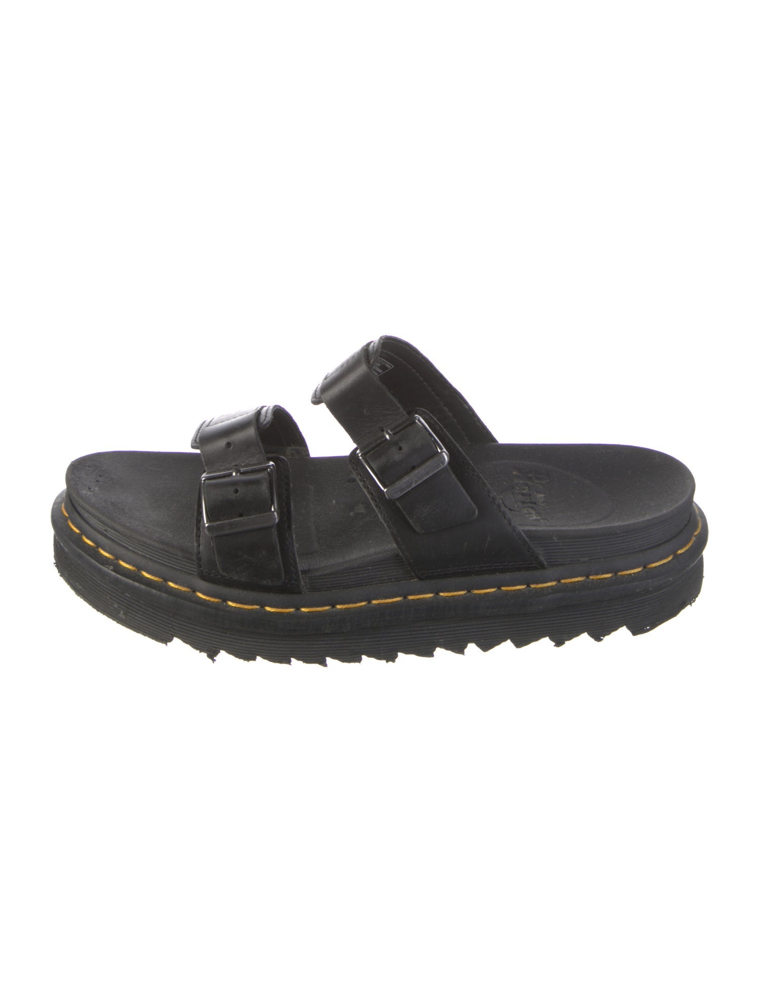 Dr. Martens Leather Slides