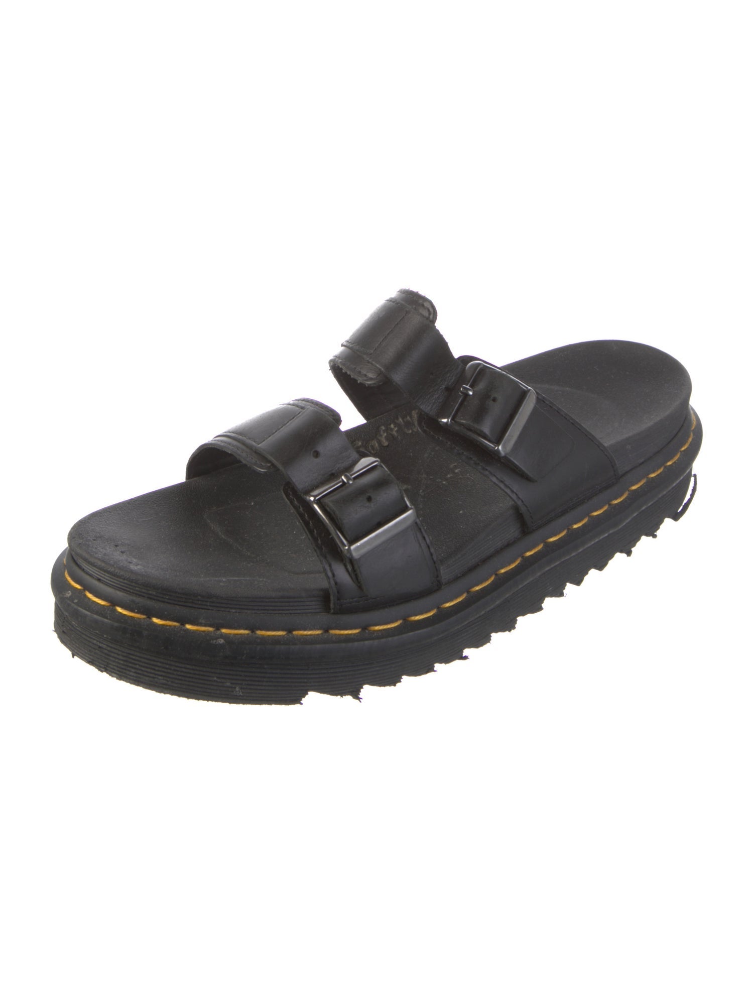 Dr. Martens Leather Slides