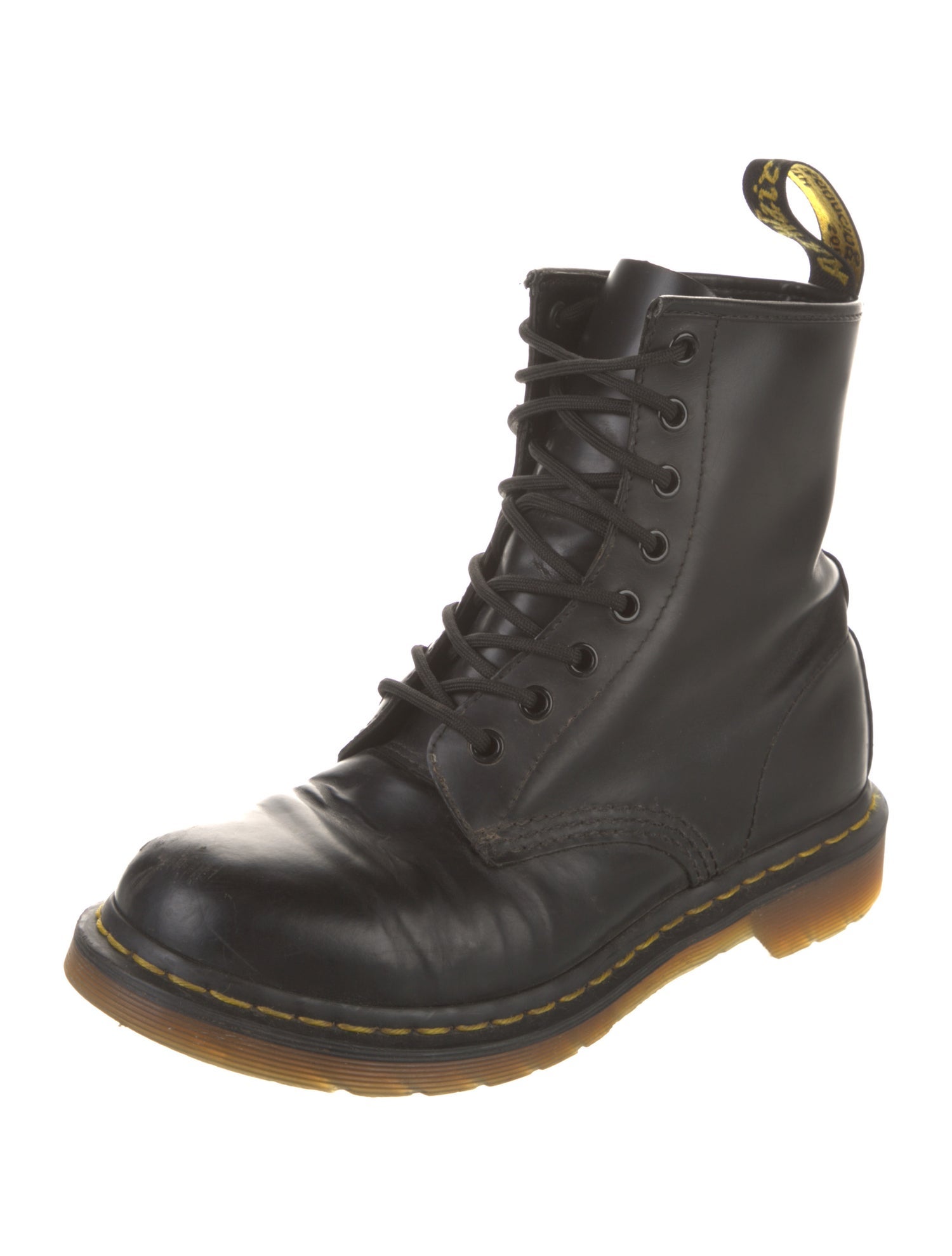 Dr. Martens Leather Combat Boots