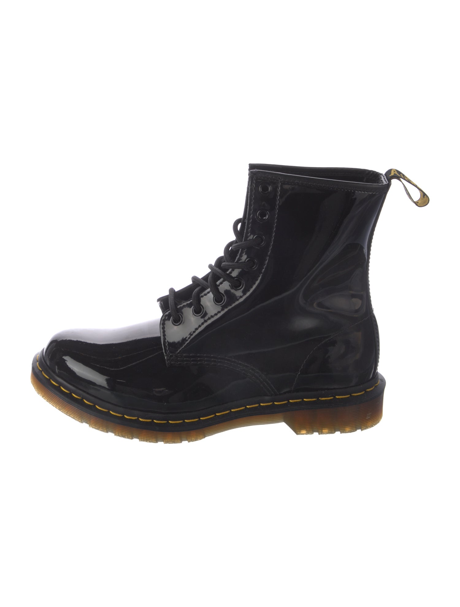 Dr. Martens Patent Leather Combat Boots