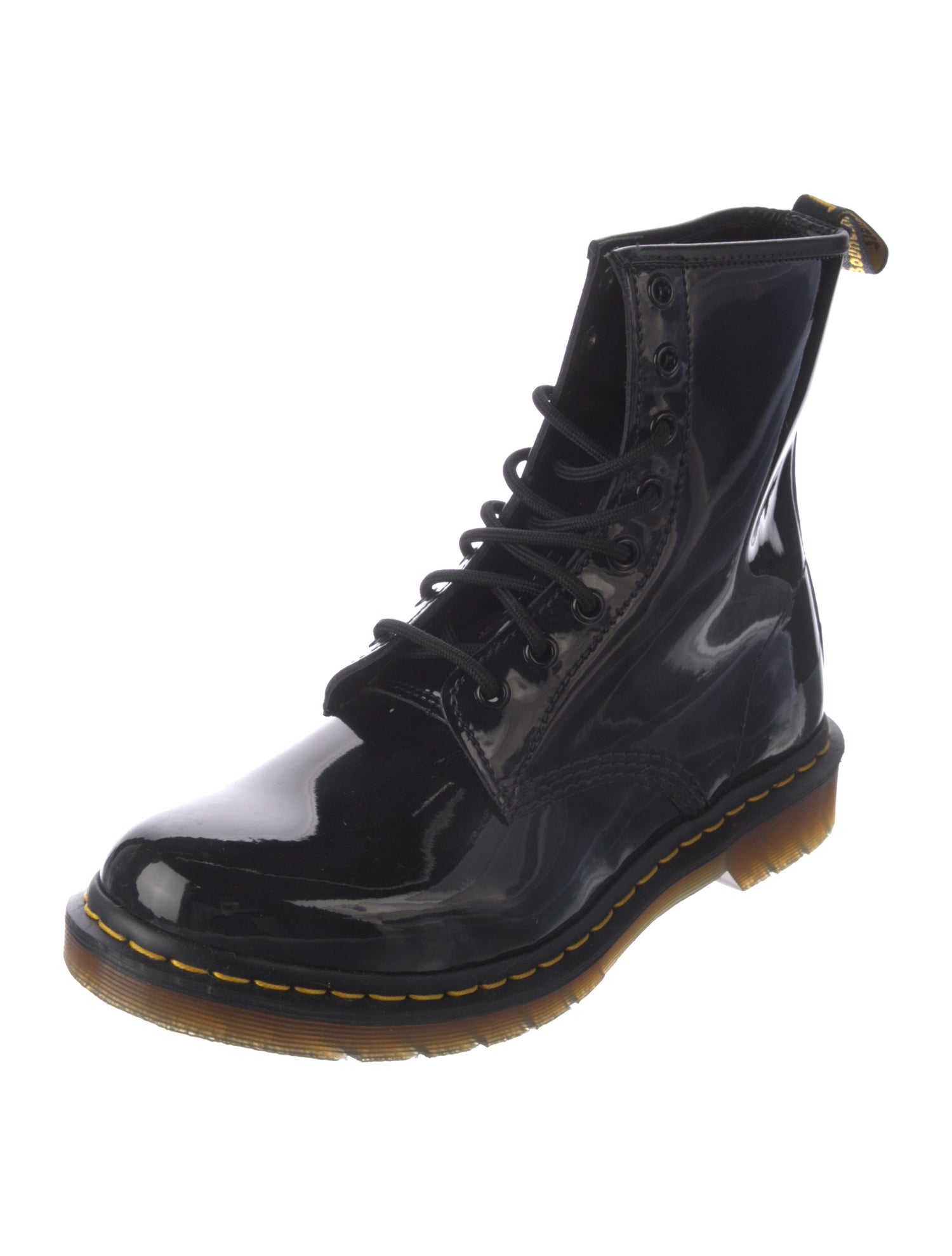 Dr. Martens Patent Leather Combat Boots