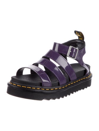 Dr. Martens Patent Leather Gladiator Sandals