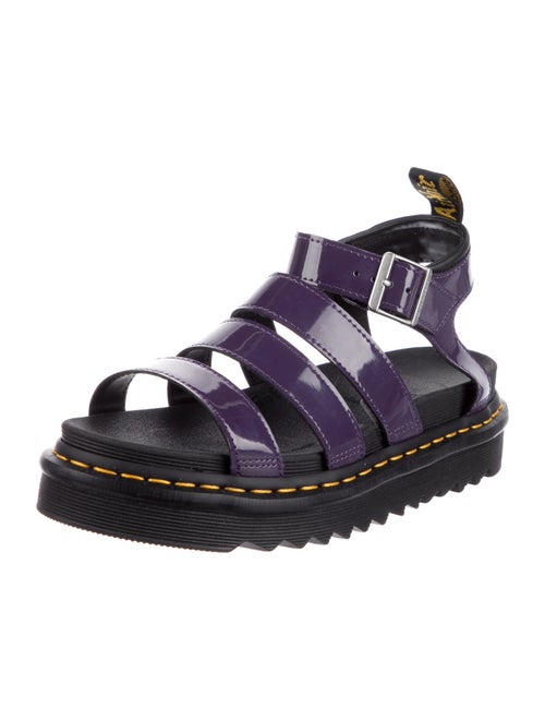 Dr. Martens Patent Leather Gladiator Sandals