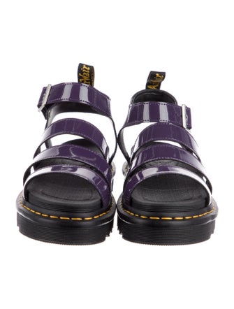 Dr. Martens Patent Leather Gladiator Sandals
