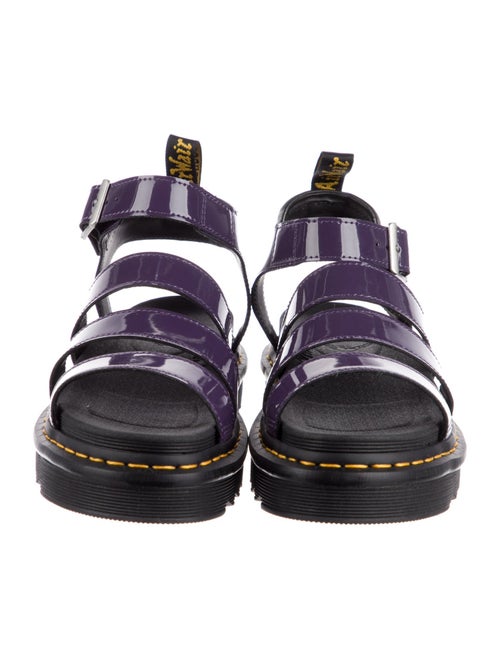 Dr. Martens Patent Leather Gladiator Sandals