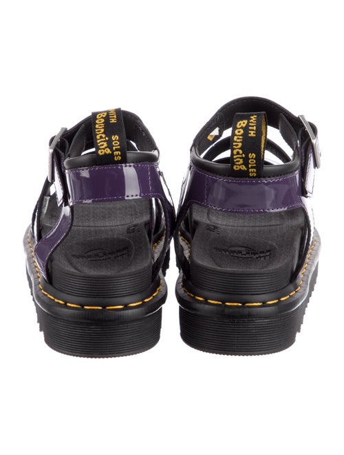 Dr. Martens Patent Leather Gladiator Sandals