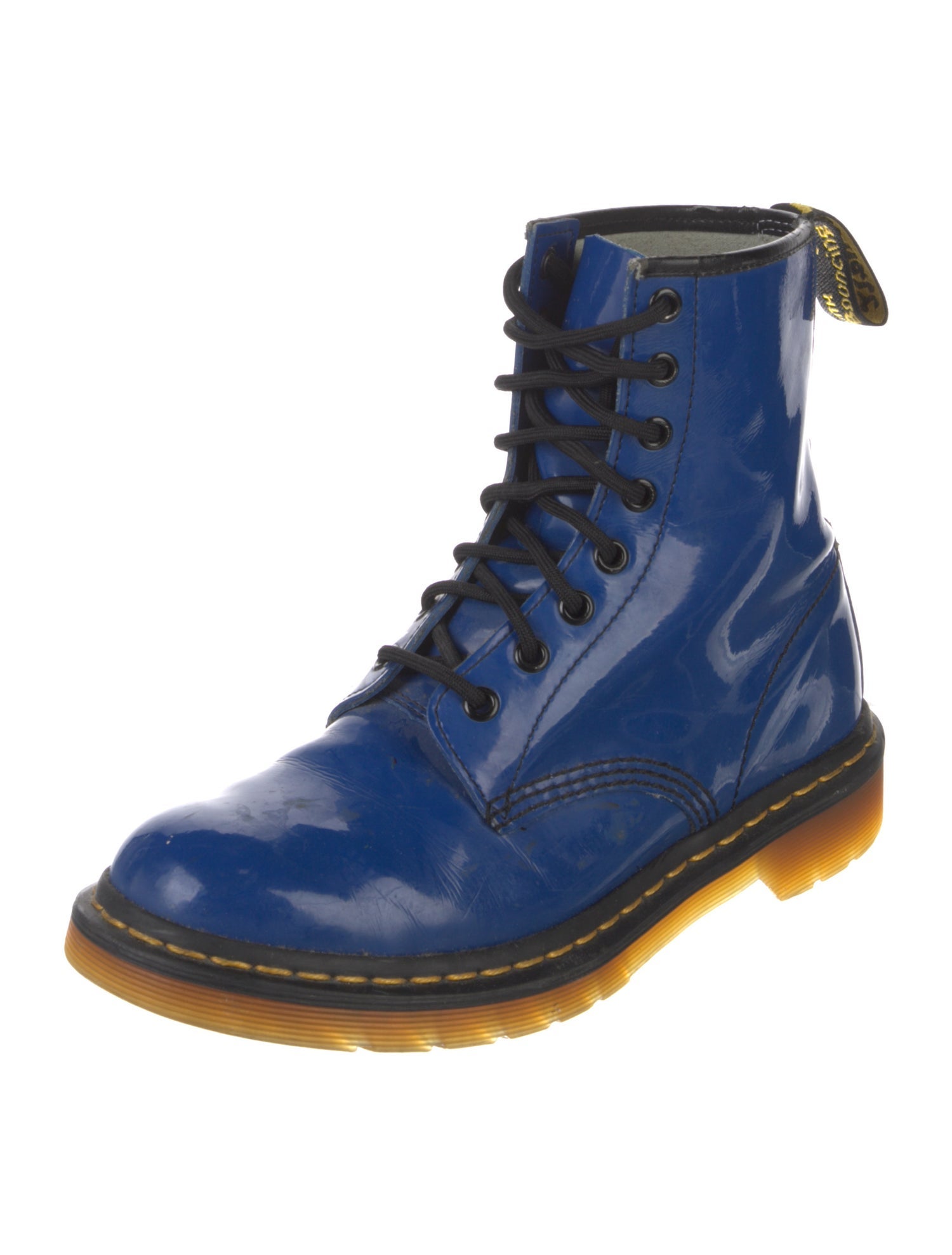 Dr. Martens Patent Leather Combat Boots