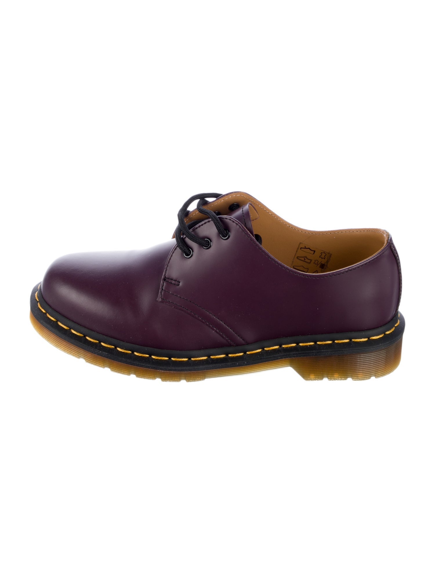Dr. Martens Leather Colorblock Pattern Sneakers