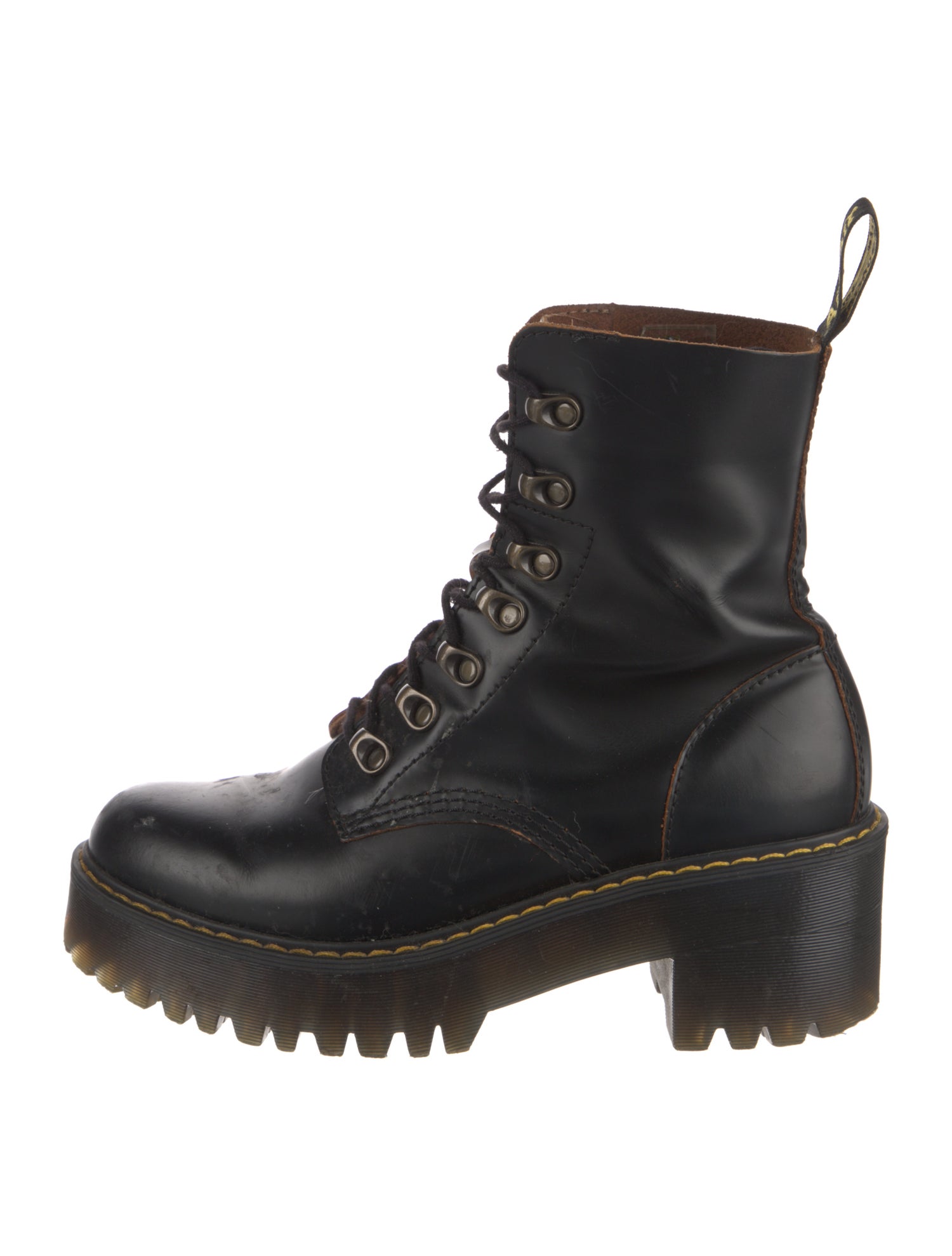 Dr. Martens Leather Combat Boots
