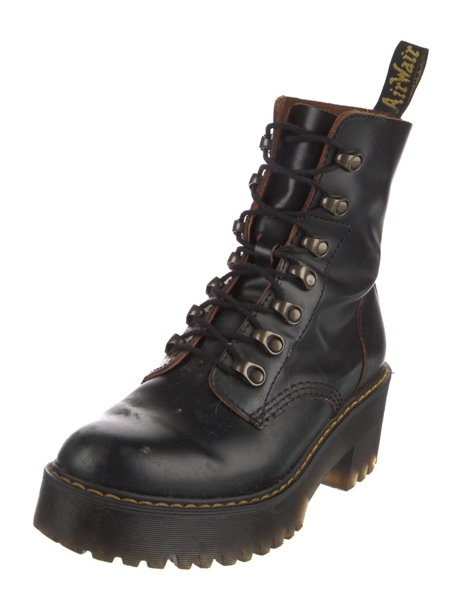 Dr. Martens Leather Combat Boots