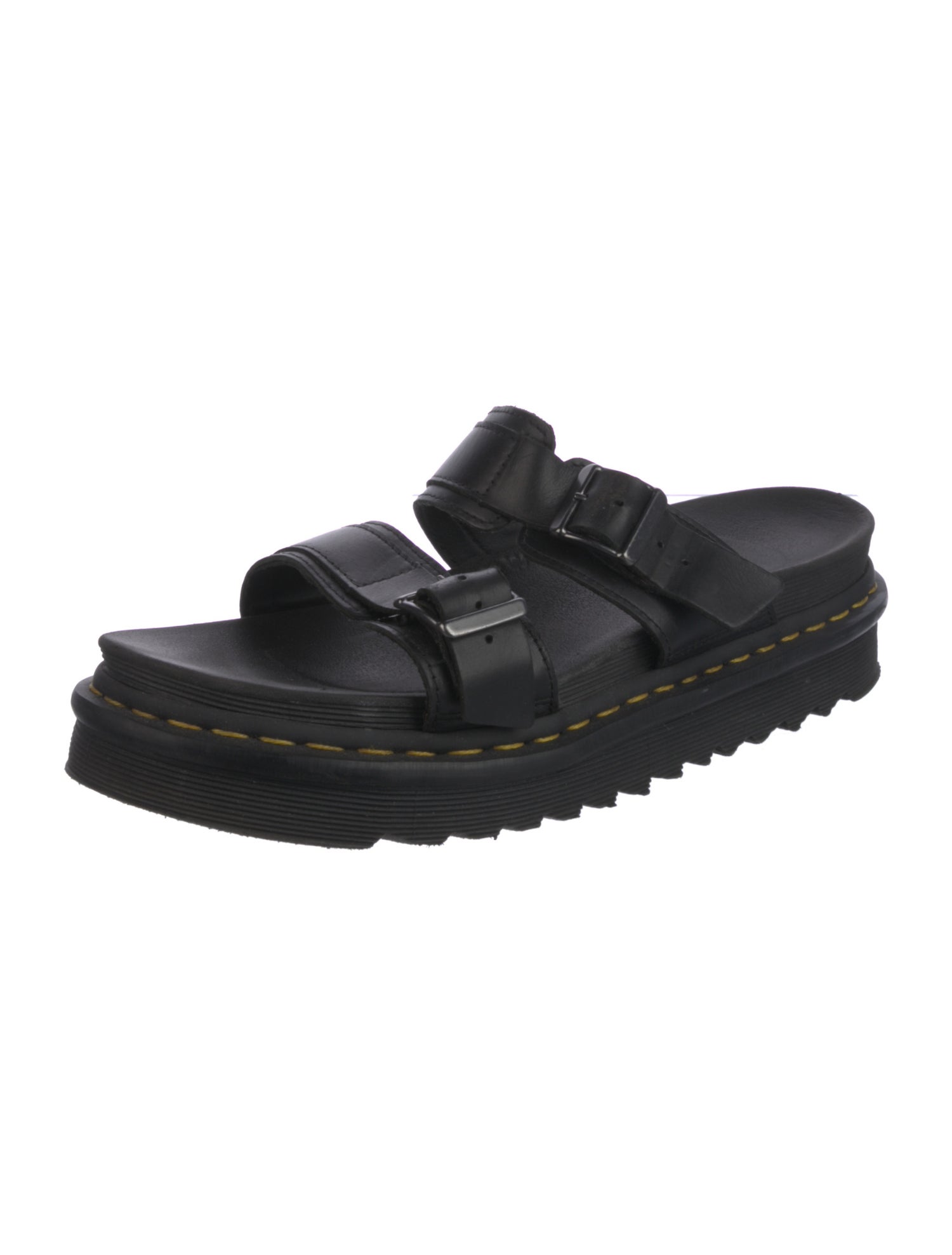 Dr. Martens Leather Slides