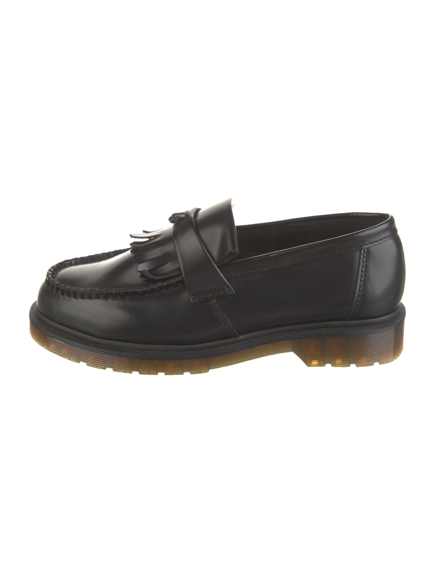 Dr. Martens Leather Tassel Accents Loafers