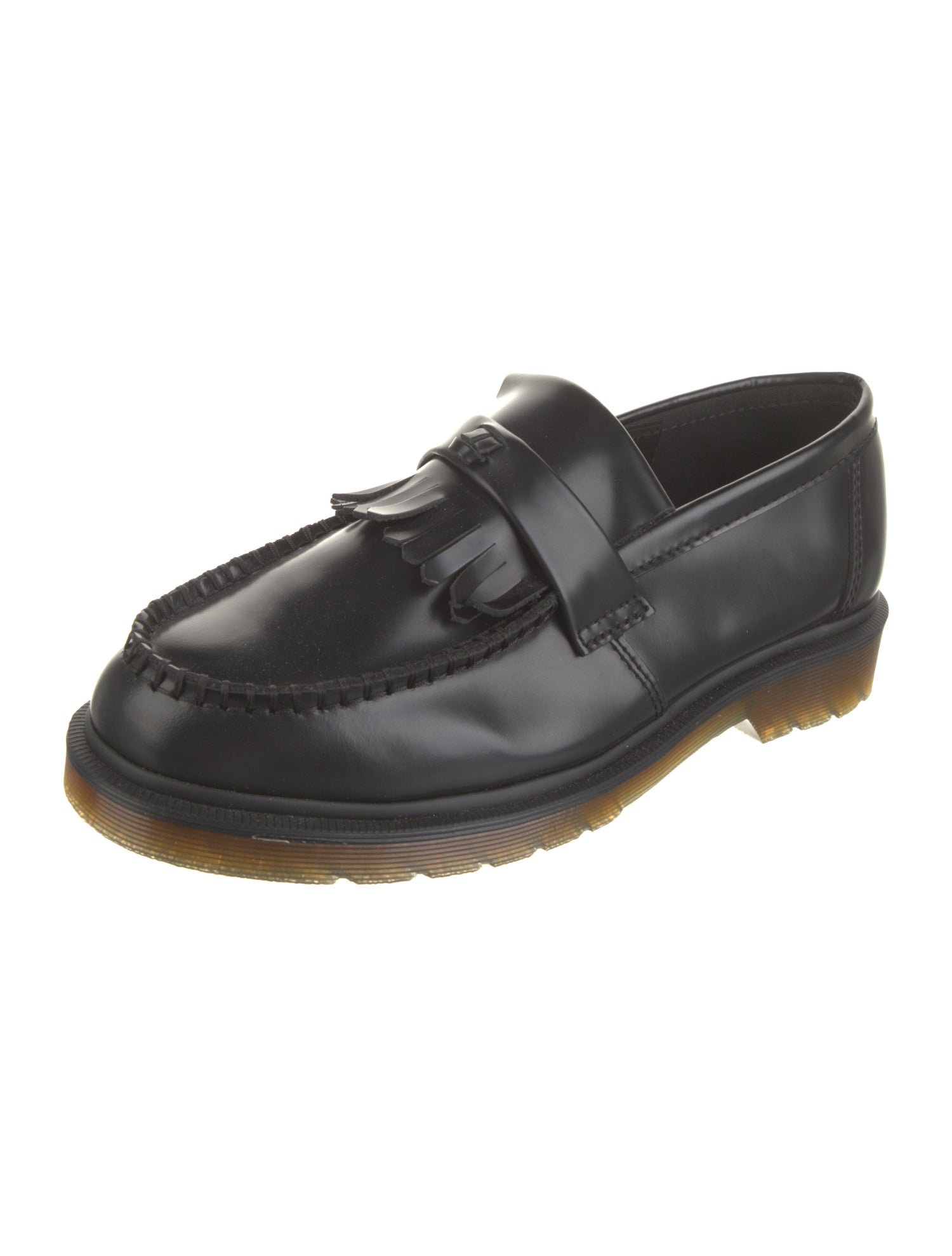Dr. Martens Leather Tassel Accents Loafers