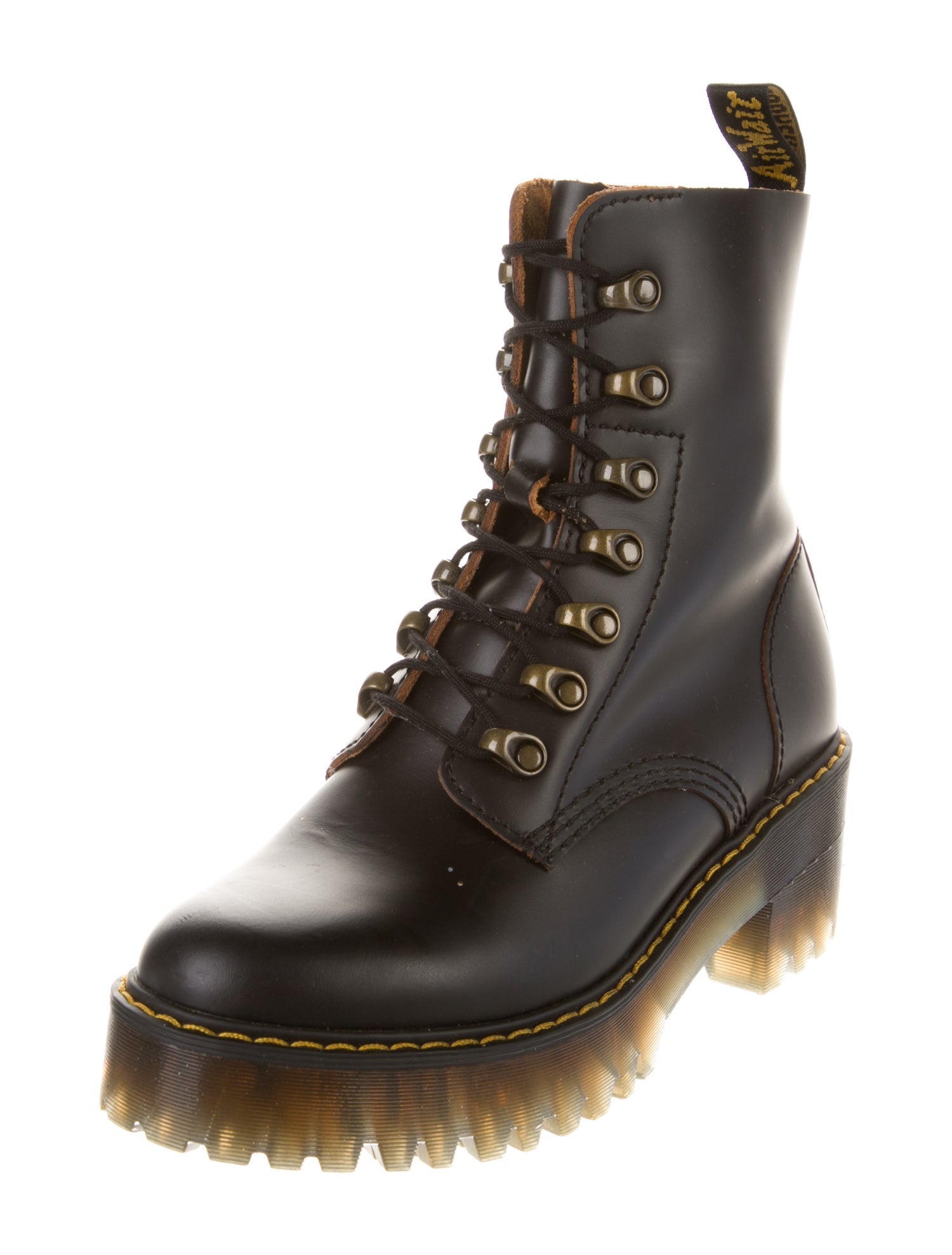 Dr. Martens Leather Combat Boots