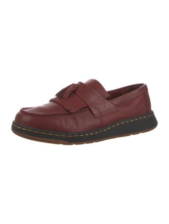 Dr. Martens Leather Tassel Accents Boat Shoes