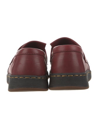 Dr. Martens Leather Tassel Accents Boat Shoes