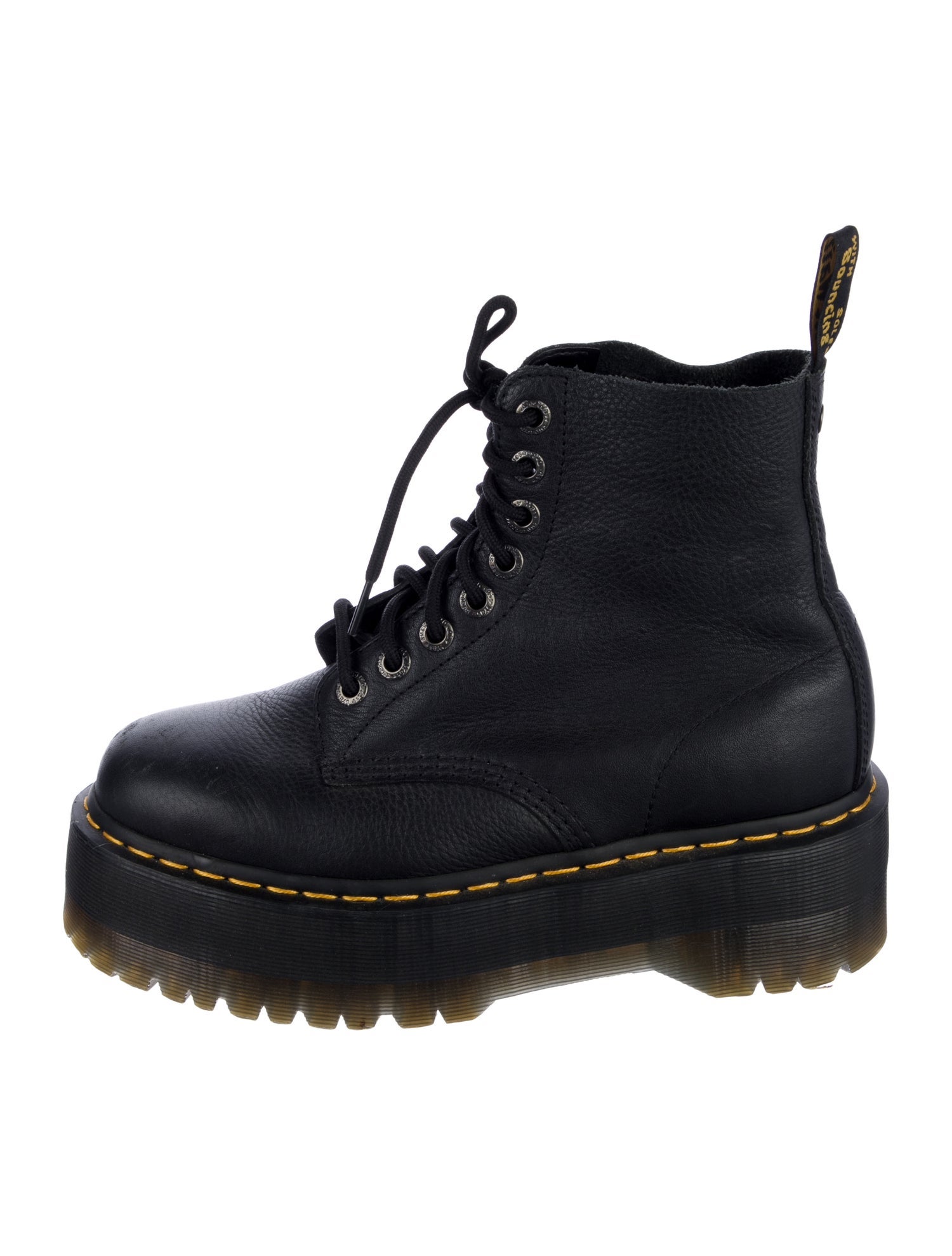 Dr. Martens Leather Combat Boots