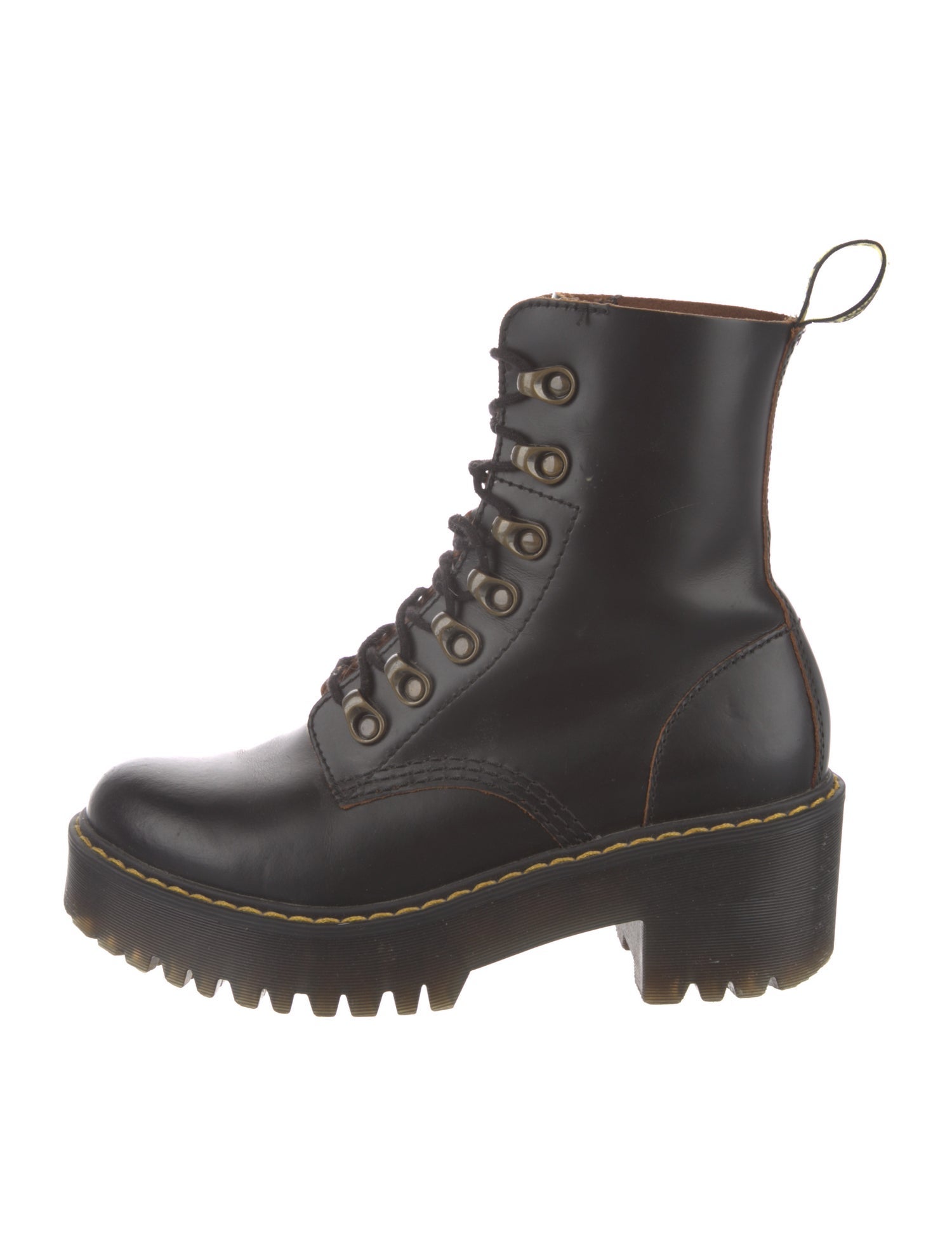 Dr. Martens Leather Combat Boots